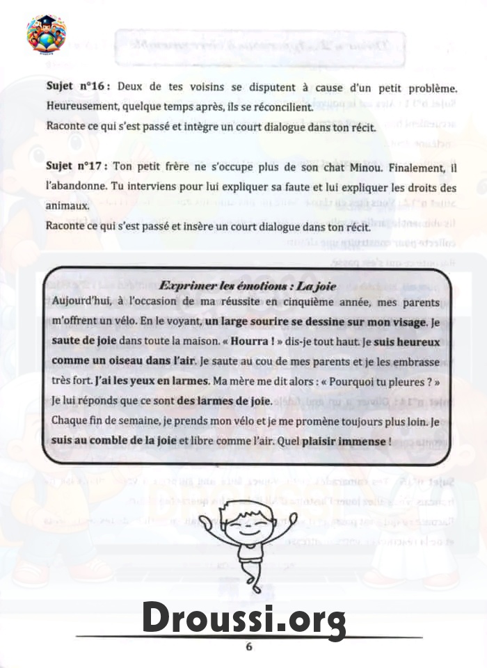 Apprenons a vivre ensemble module français 