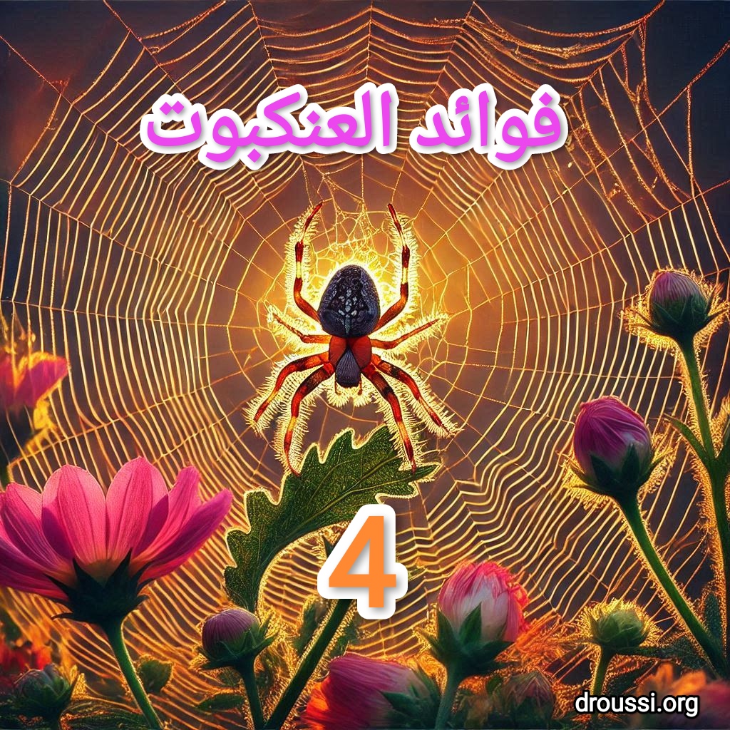 فوائد العنكبوت سنة رابعة